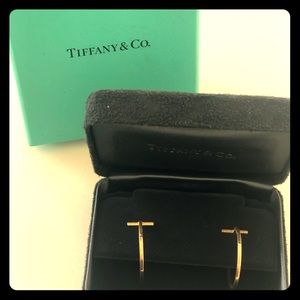 Tiffany T Wire Hoop Earrings